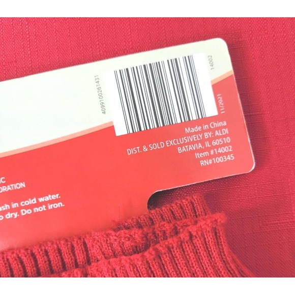 Heart TO Tail Medium Holiday Pet Dog SWEATER NWT'S GRAY Red - Picture 6 of 6